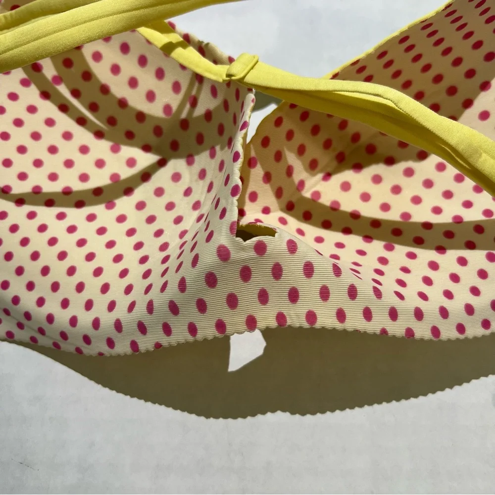 Victoria’s Secret 36C Secret Embrace Push Up Bra Yellow Floral Pink - Picture 7 of 7